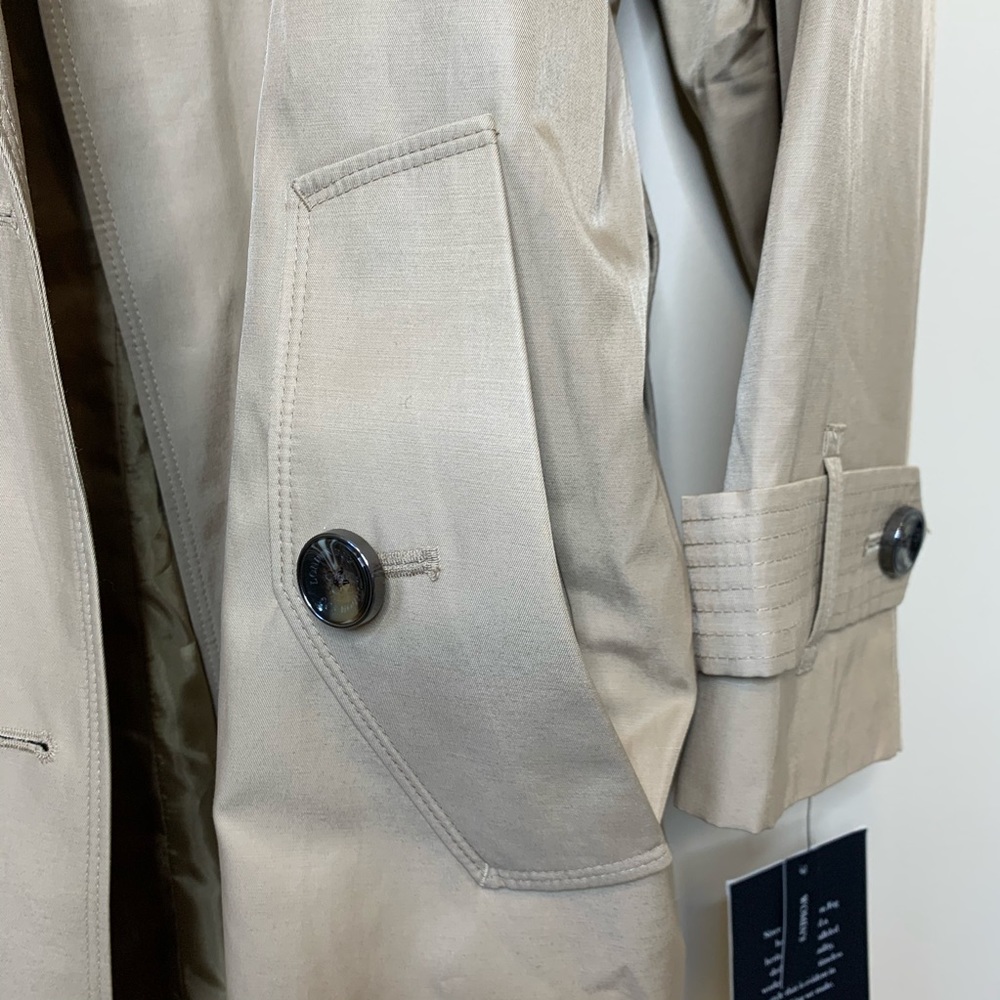 London Fog Trench Coat British Khaki - Picture 9 of 11